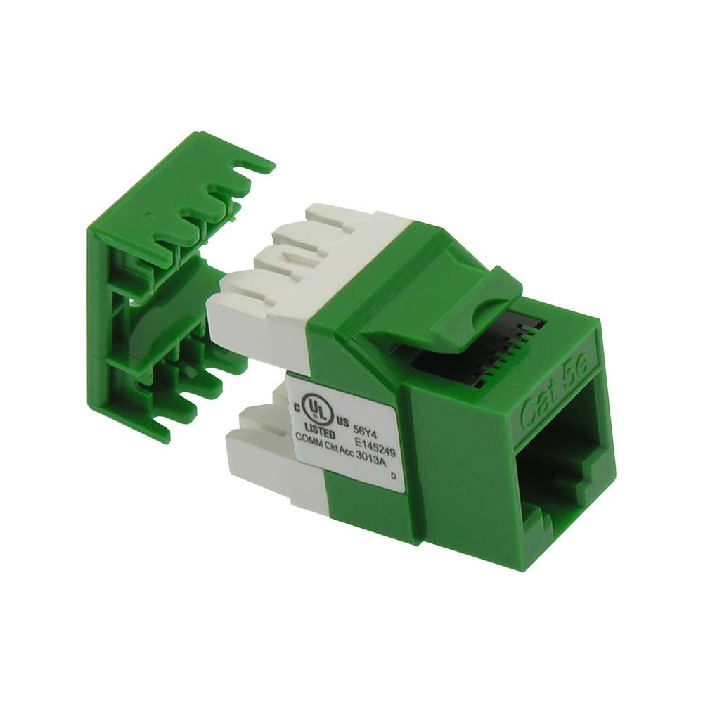 CAT5E RJ45 110 Type 180° Keystone Jack CAT5E RJ45 110 Type 180° Keystone Jack
